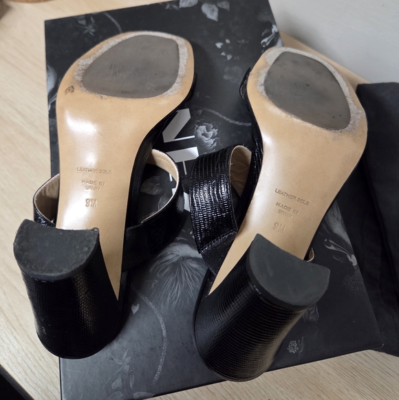 Inez Sara Black Lizard Size 9 - Picture 4 of 7